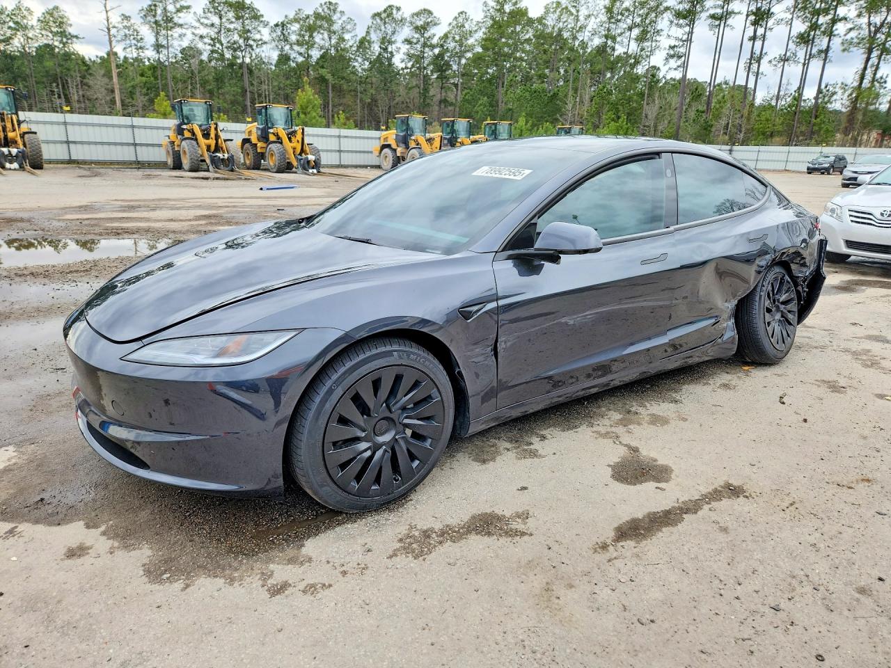 2025 Tesla Model 3 Charcoal vin: 5YJ3E1EB3SF935130