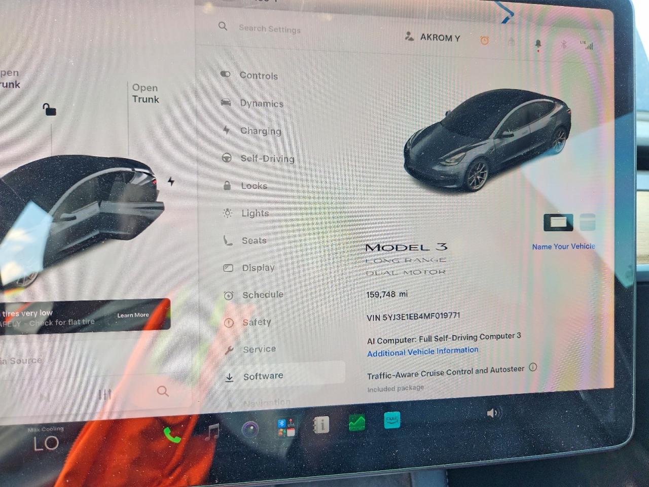 2021 Tesla Model 3 Gray vin: 5YJ3E1EB4MF019771