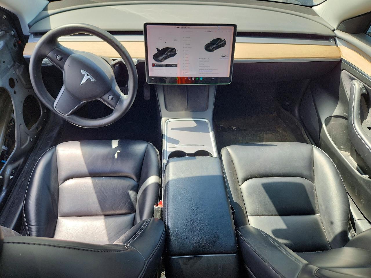 2021 Tesla Model 3 Gray vin: 5YJ3E1EB4MF019771