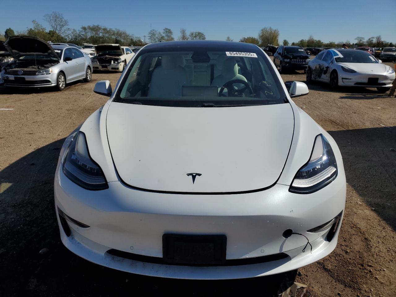 2021 Tesla Model 3 Белый vin: 5YJ3E1EB4MF860182
