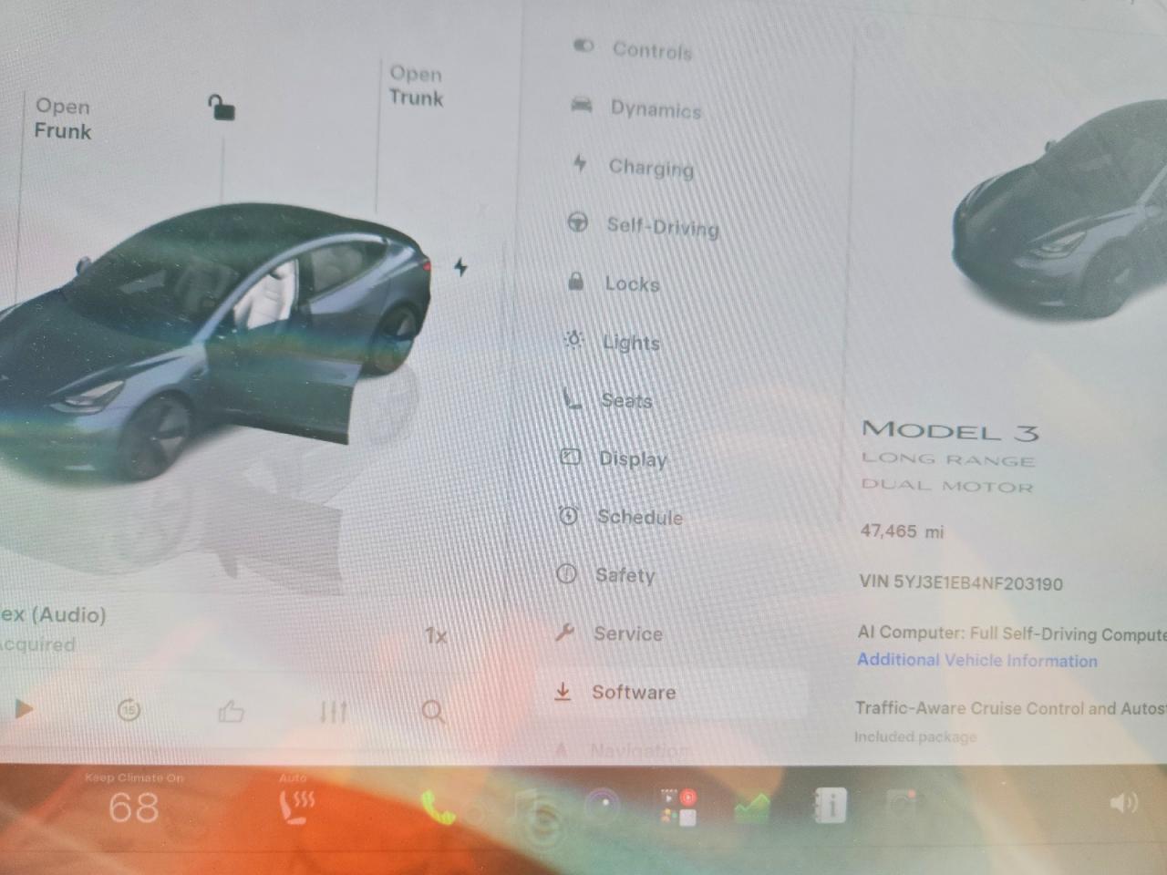 2022 Tesla Model 3 Gray vin: 5YJ3E1EB4NF203190