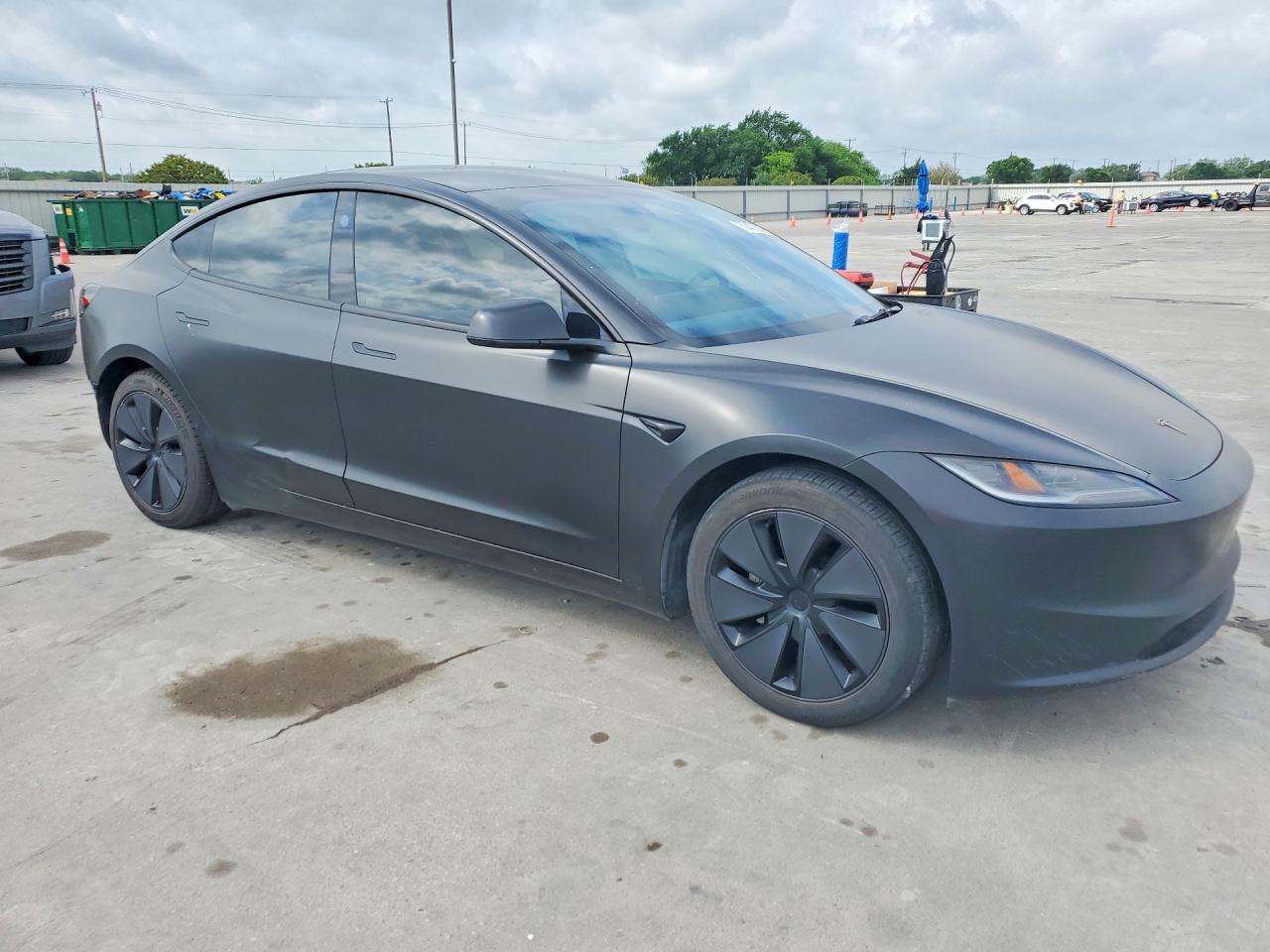2024 Tesla Model 3 Black vin: 5YJ3E1EB4RF718227
