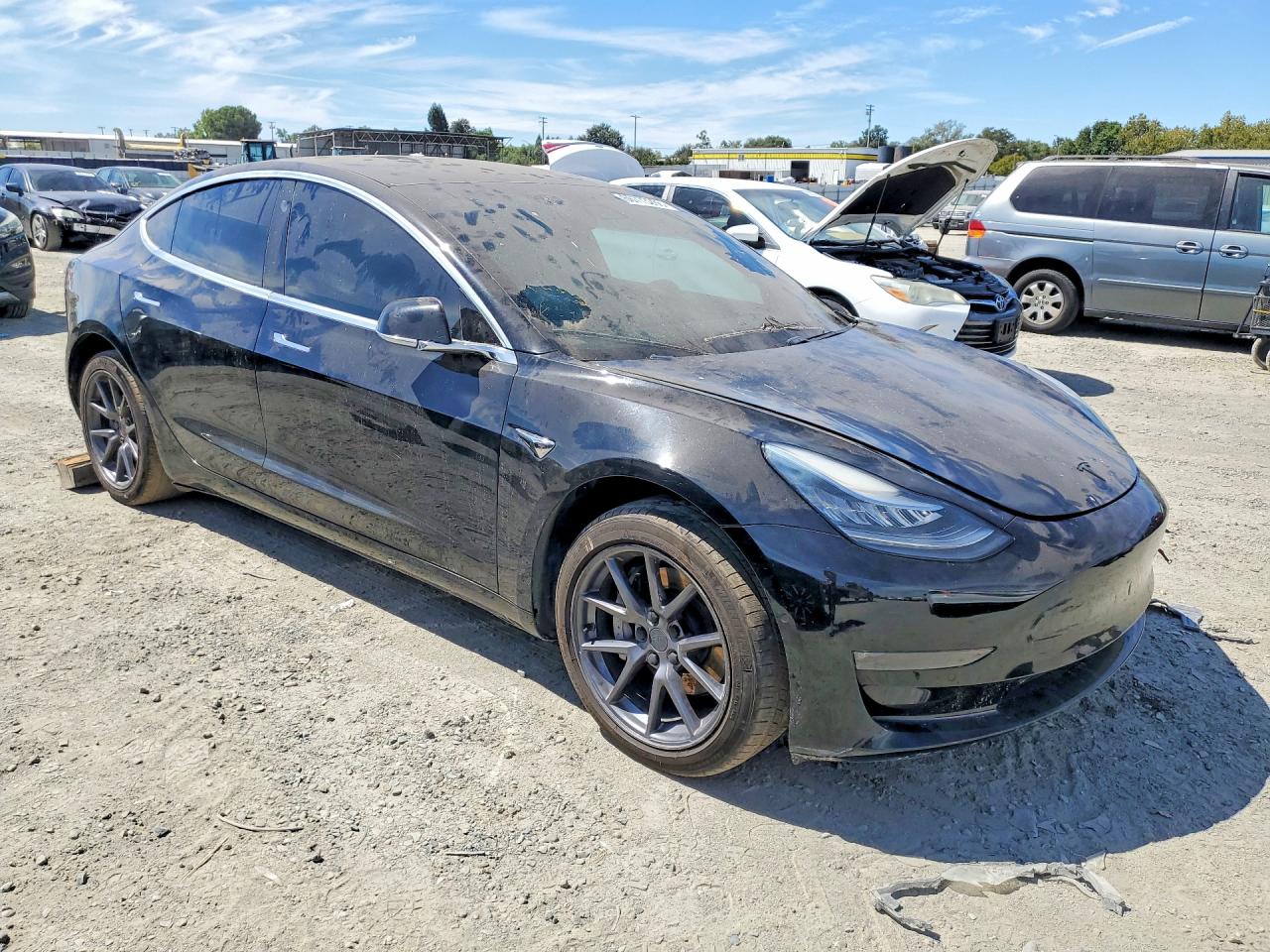2020 Tesla Model 3 Black vin: 5YJ3E1EB5LF638961