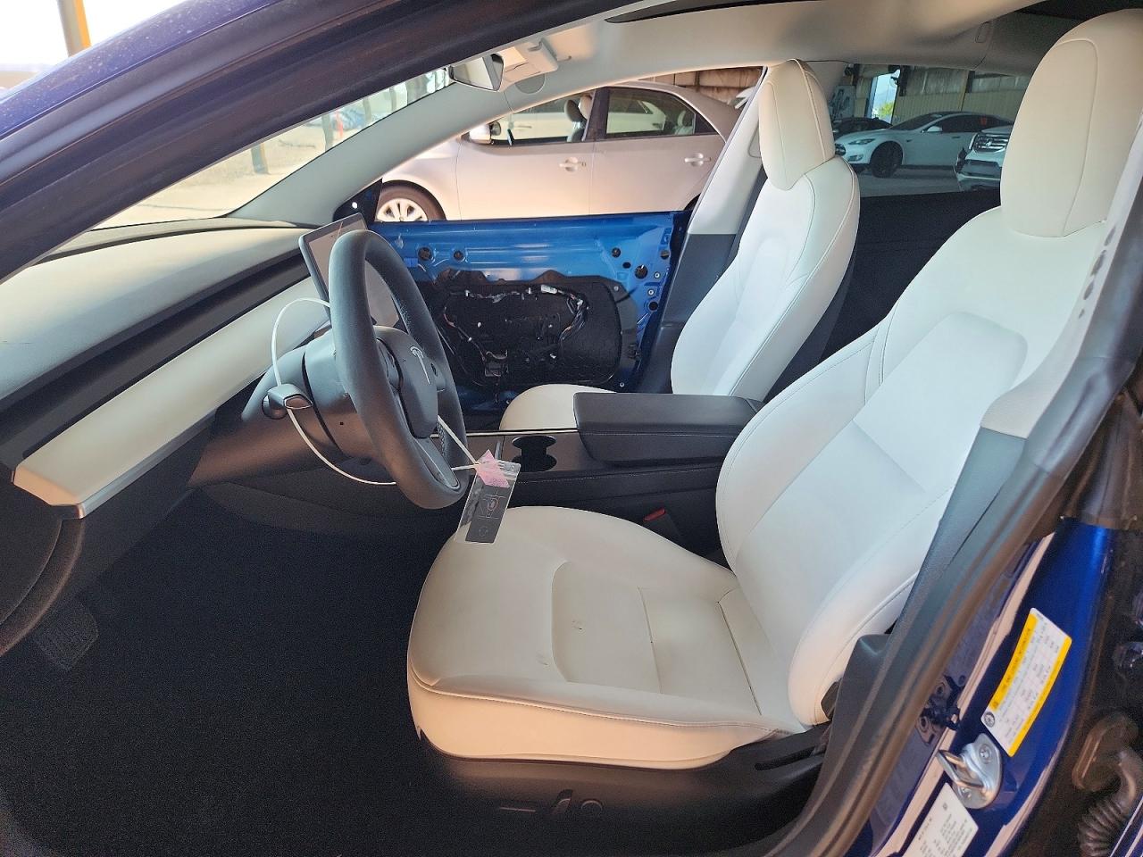 2022 Tesla Model 3 Blue vin: 5YJ3E1EB5NF109593