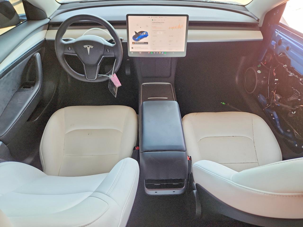 2022 Tesla Model 3 Blue vin: 5YJ3E1EB5NF109593