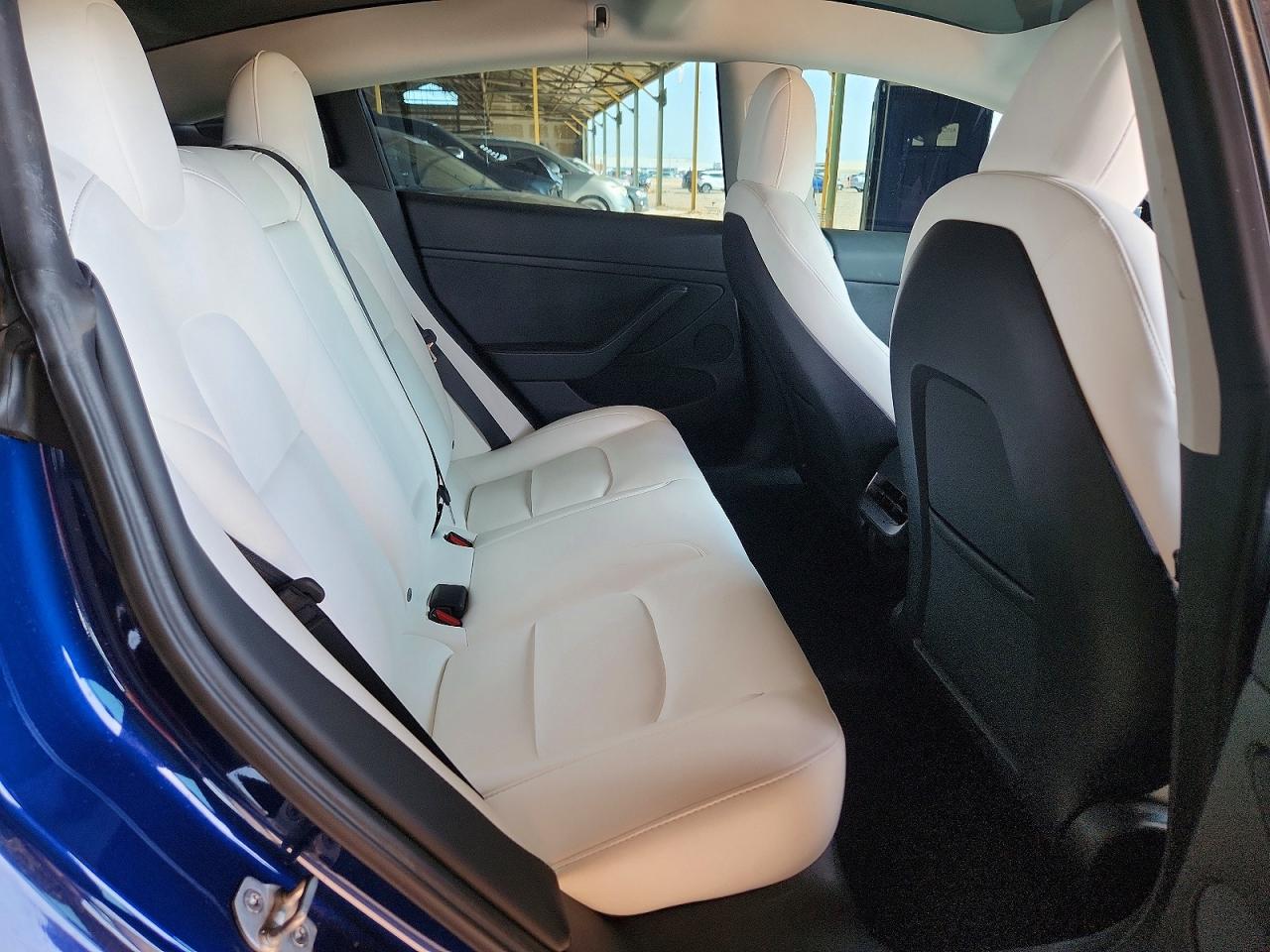 2022 Tesla Model 3 Blue vin: 5YJ3E1EB5NF109593