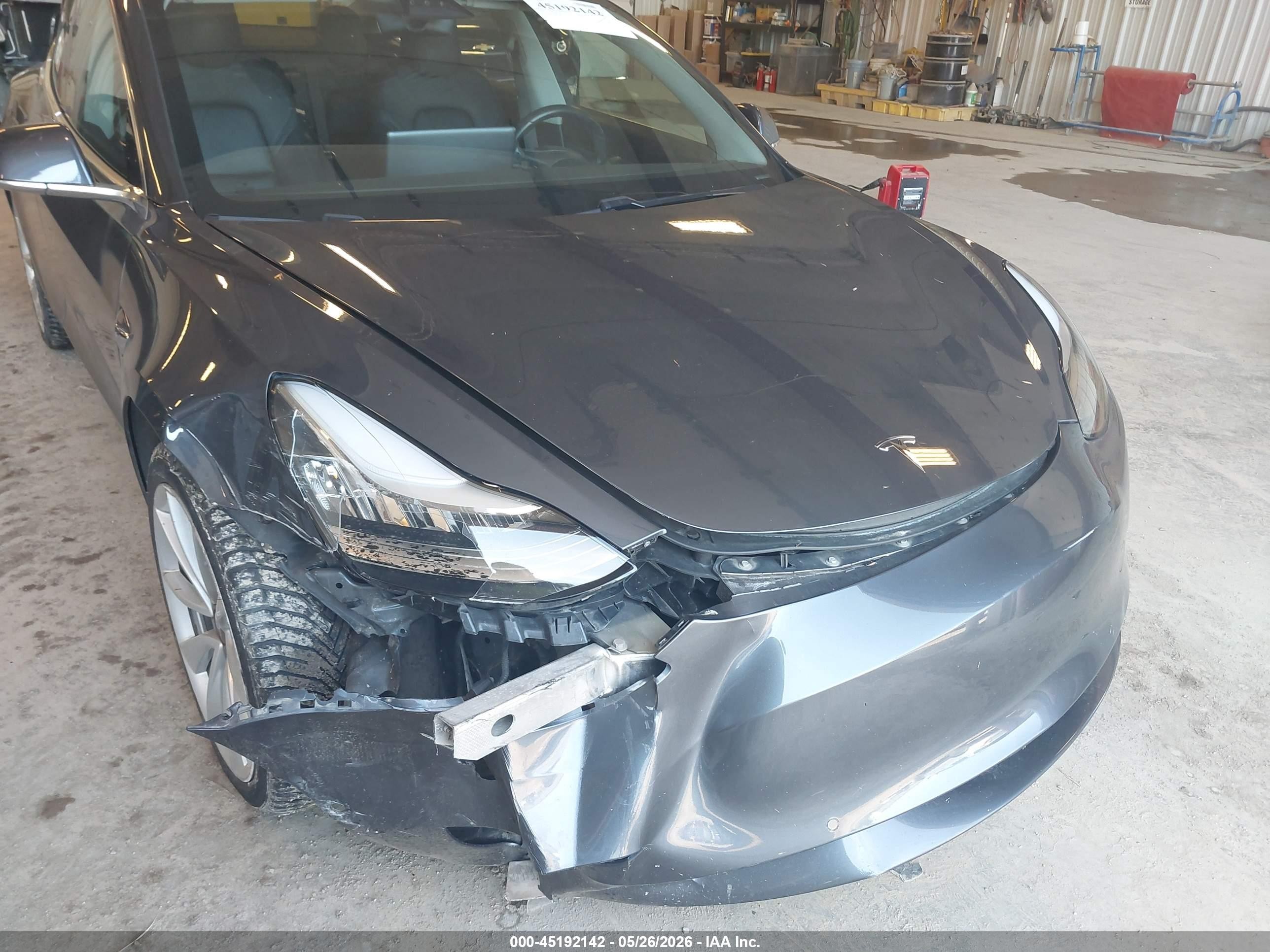 2018 Tesla Model 3 Long Range/performance Gray vin: 5YJ3E1EB6JF116613