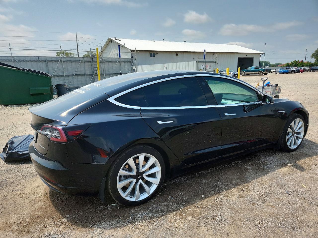 2020 Tesla Model 3 Black vin: 5YJ3E1EB6LF668597