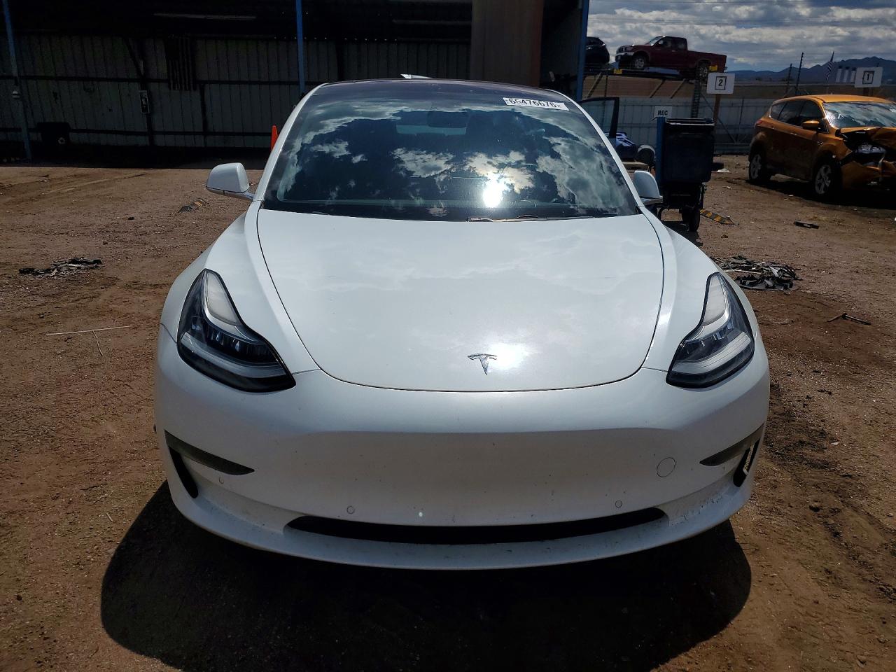 2018 Tesla Model 3 White vin: 5YJ3E1EB7JF108567