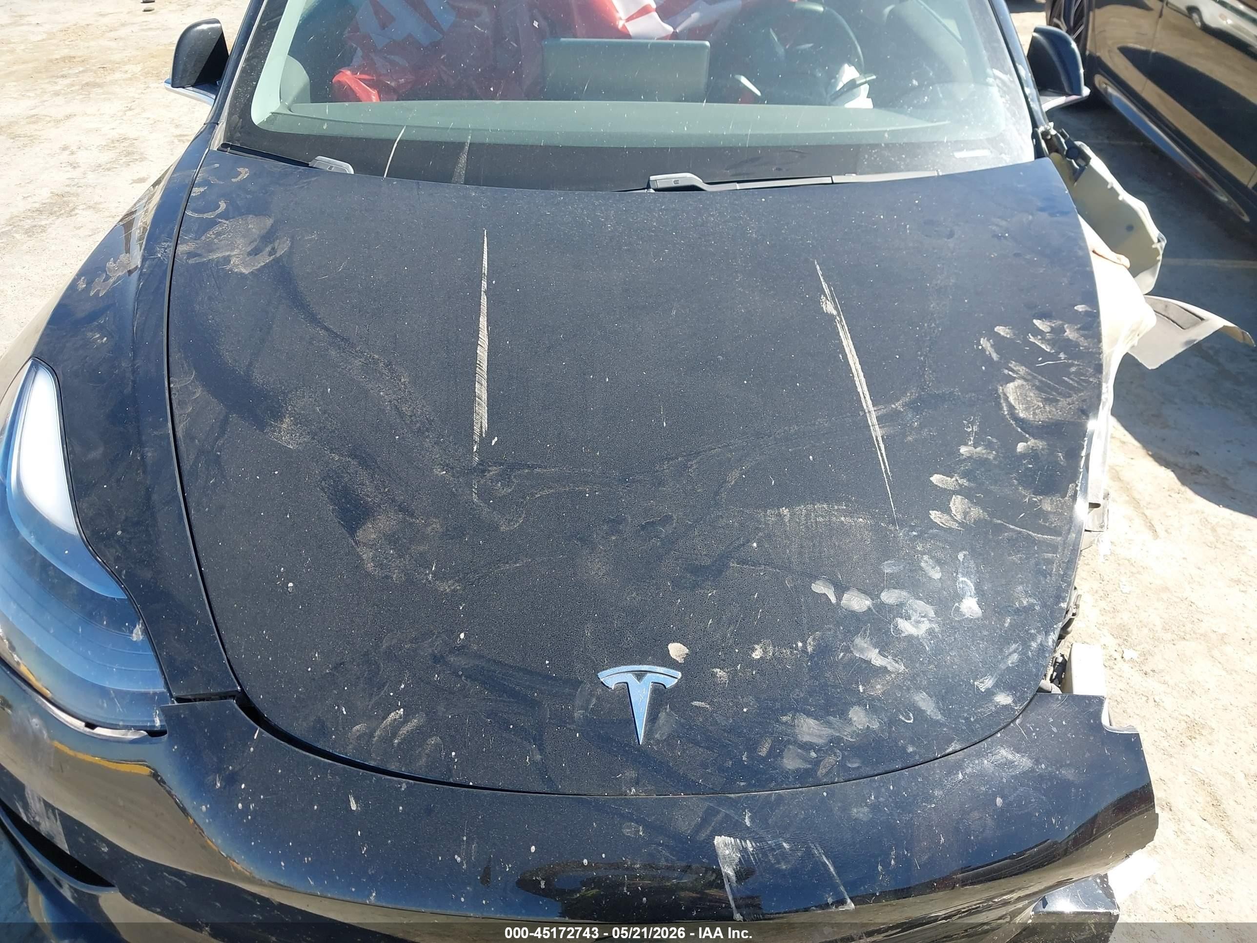 2019 Tesla Model 3 Long Range/performance Black vin: 5YJ3E1EB7KF543154