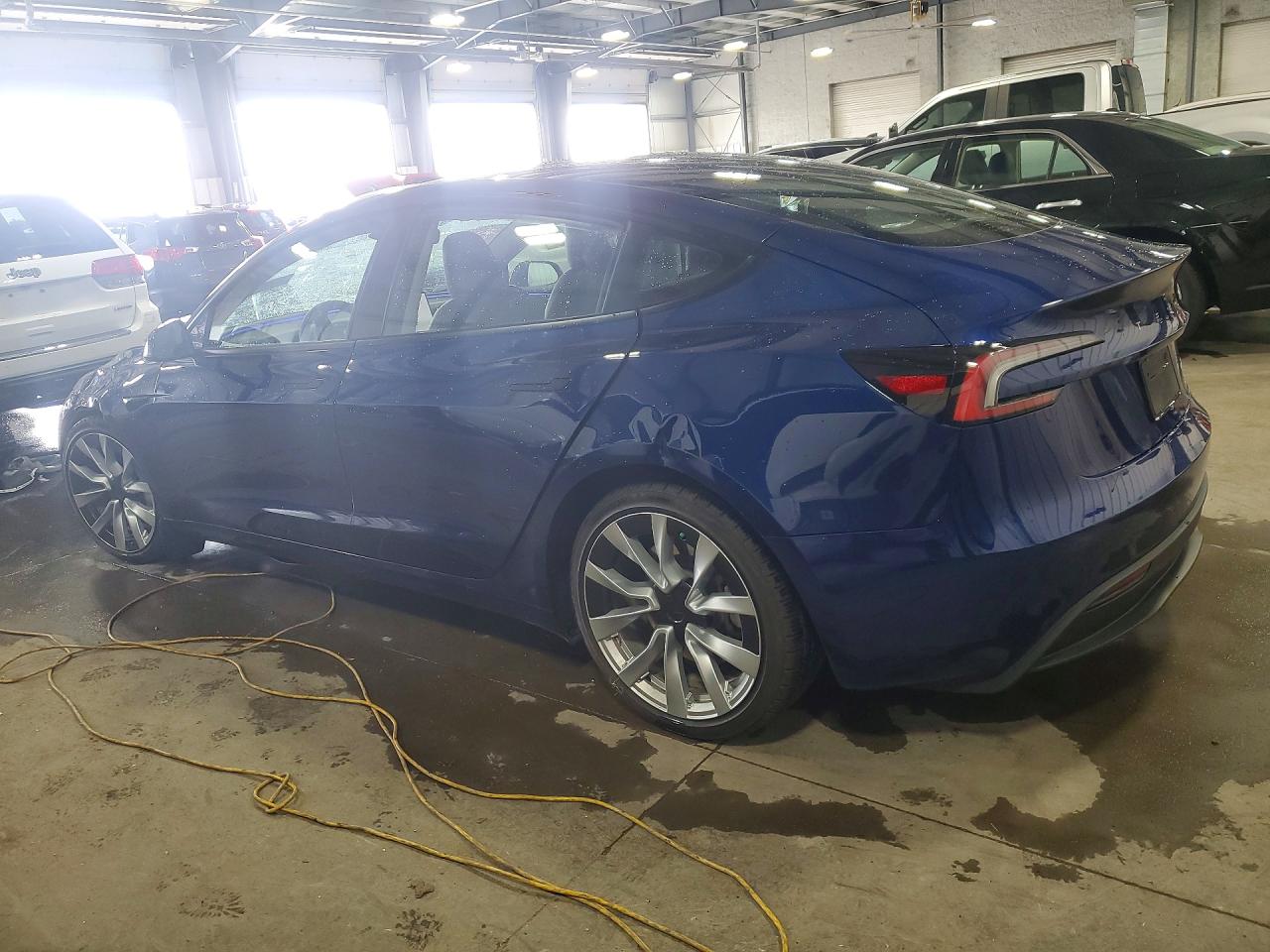 2024 Tesla Model 3 Blue vin: 5YJ3E1EB8RF731207