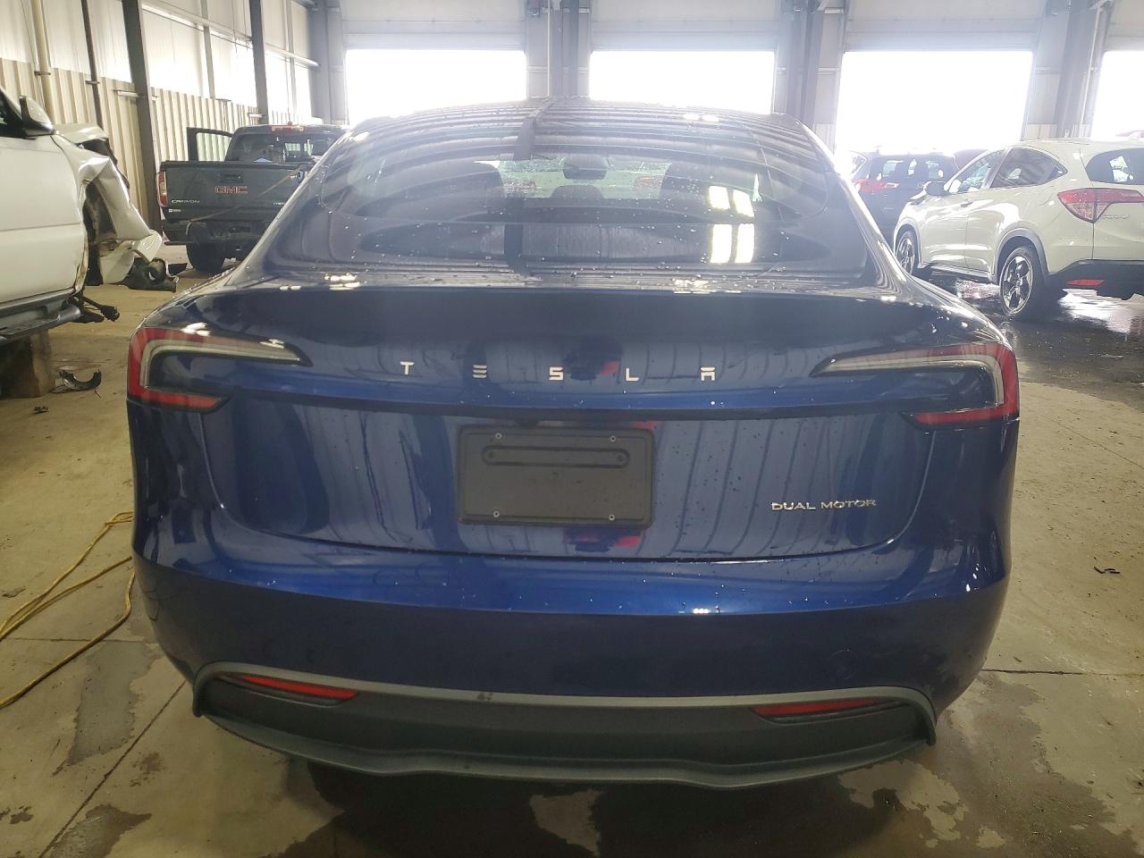 2024 Tesla Model 3 Blue vin: 5YJ3E1EB8RF731207