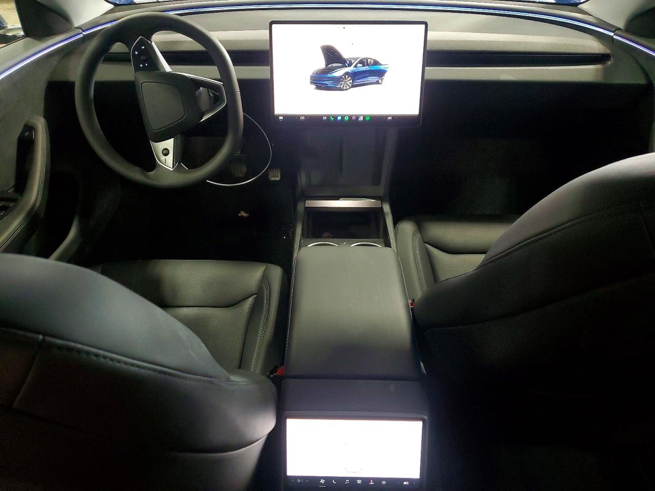 2024 Tesla Model 3 Blue vin: 5YJ3E1EB8RF731207