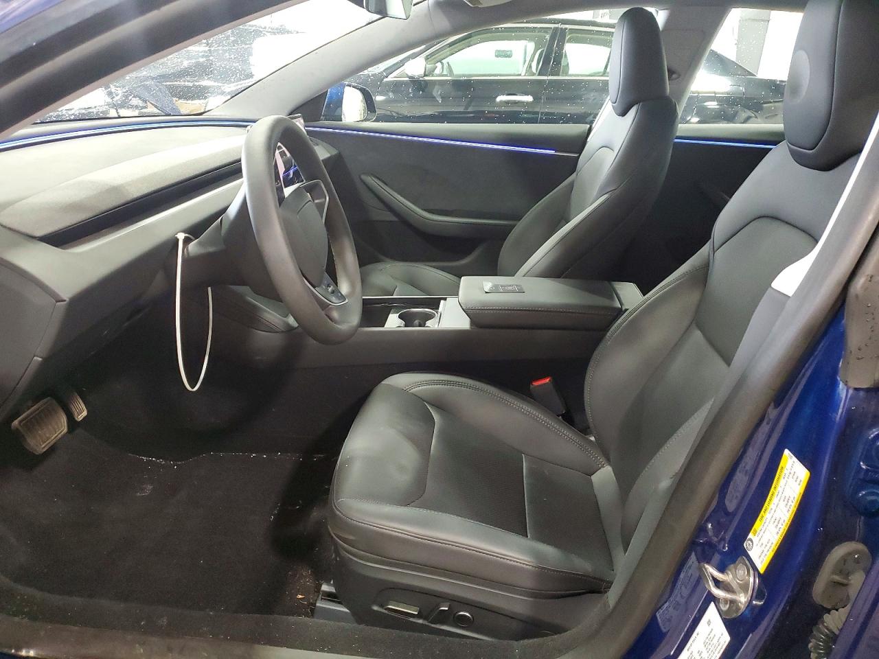 2024 Tesla Model 3 Blue vin: 5YJ3E1EB8RF731207