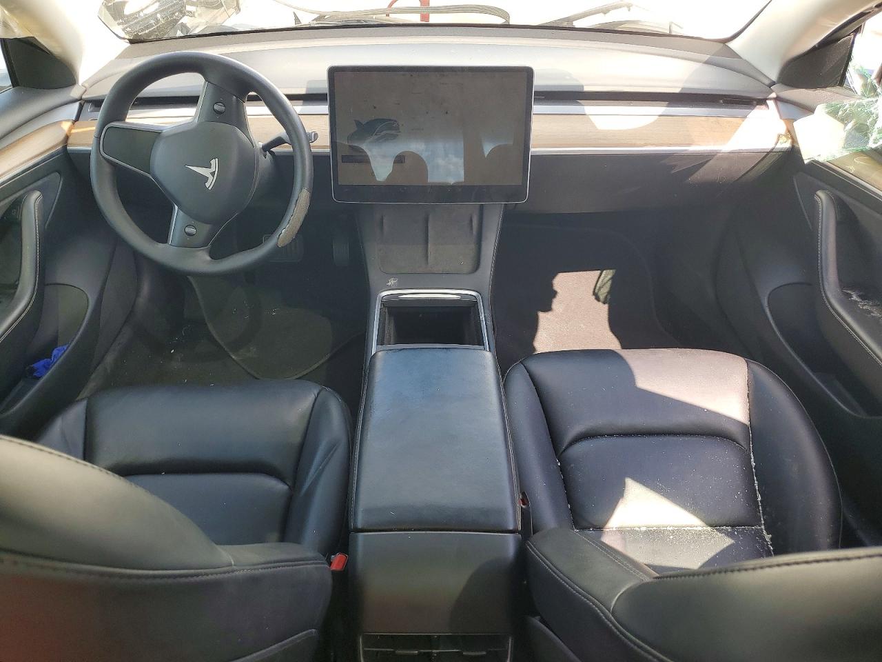 2022 Tesla Model 3 White vin: 5YJ3E1EB9NF335636