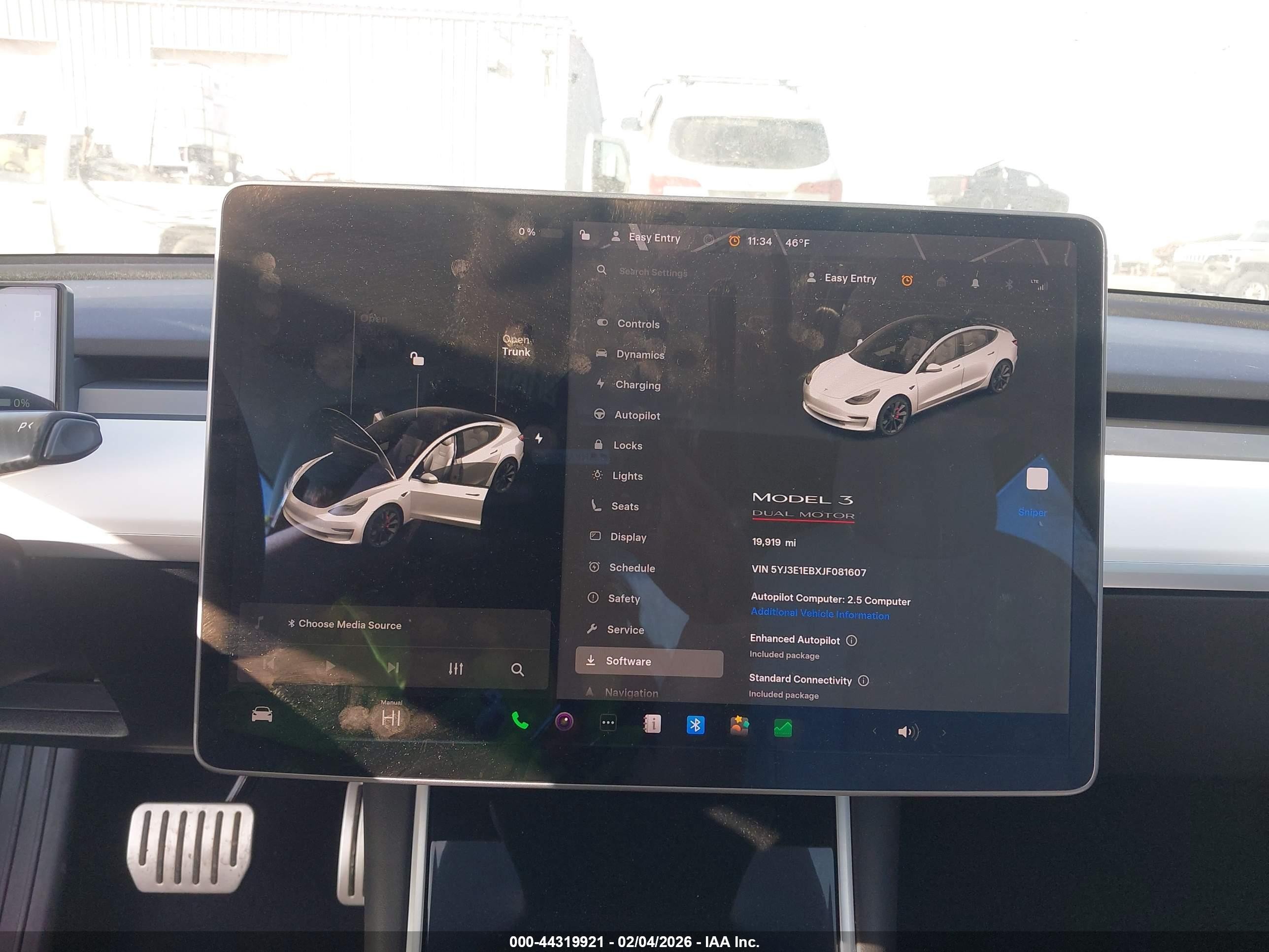 2018 Tesla Model 3 Long Range/performance Белый vin: 5YJ3E1EBXJF081607
