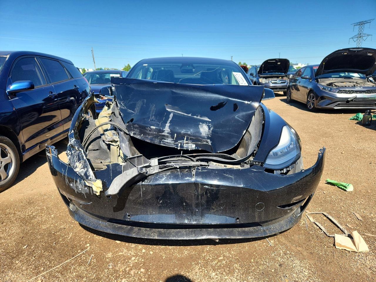 2018 Tesla Model 3 Black vin: 5YJ3E1EBXJF145208