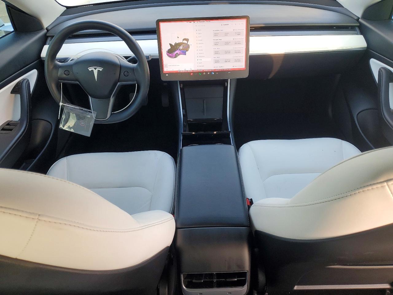 2020 Tesla Model 3 White vin: 5YJ3E1EBXLF796096