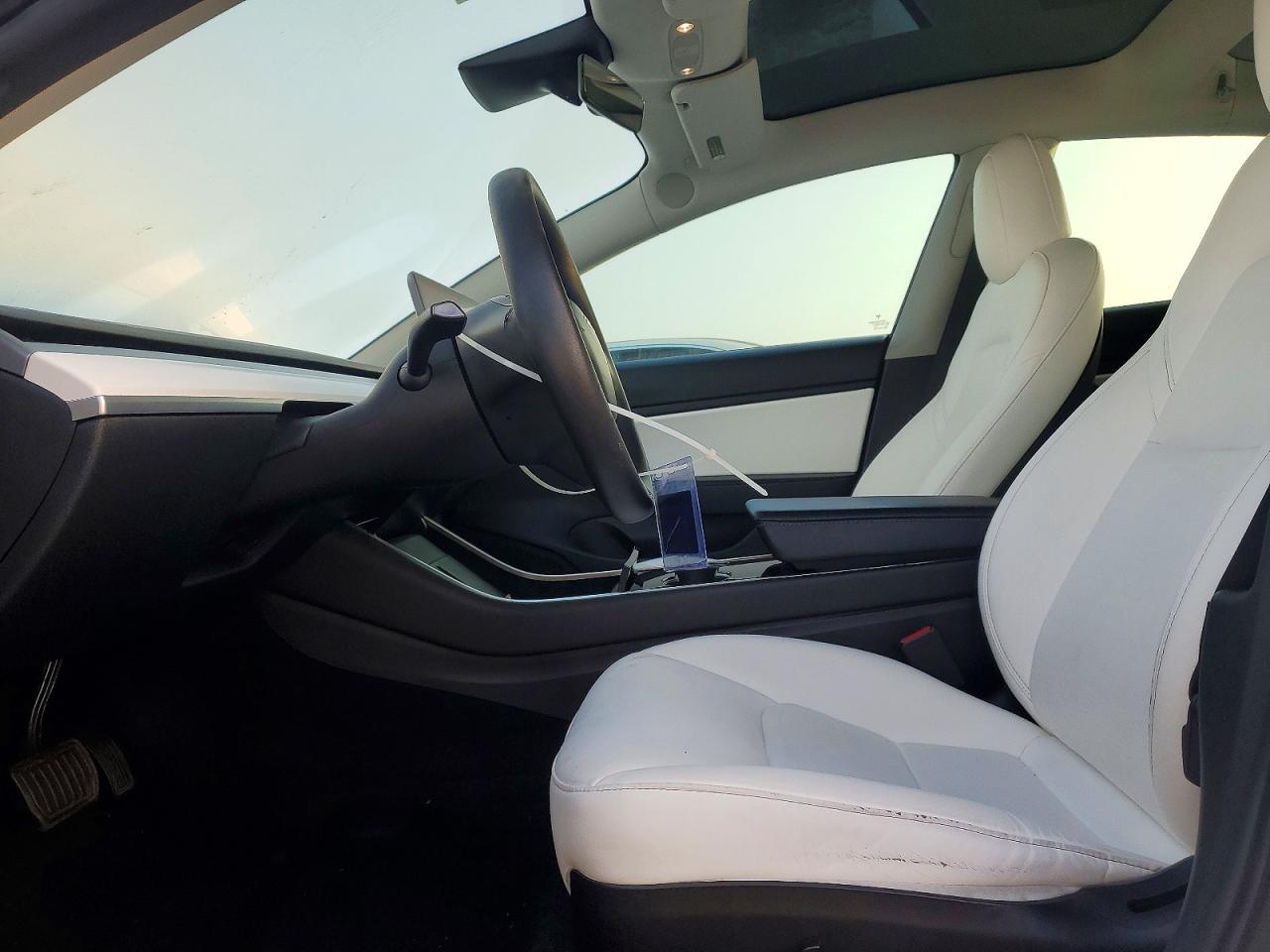 2020 Tesla Model 3 White vin: 5YJ3E1EBXLF796096