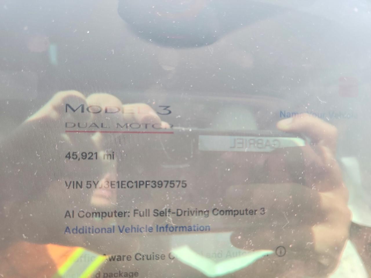 2023 Tesla Model 3 Red vin: 5YJ3E1EC1PF397575