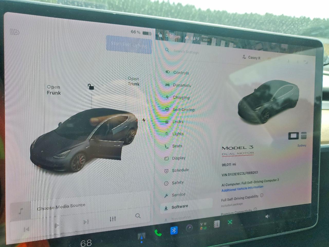 2020 Tesla Model 3 Charcoal vin: 5YJ3E1EC3LF669263