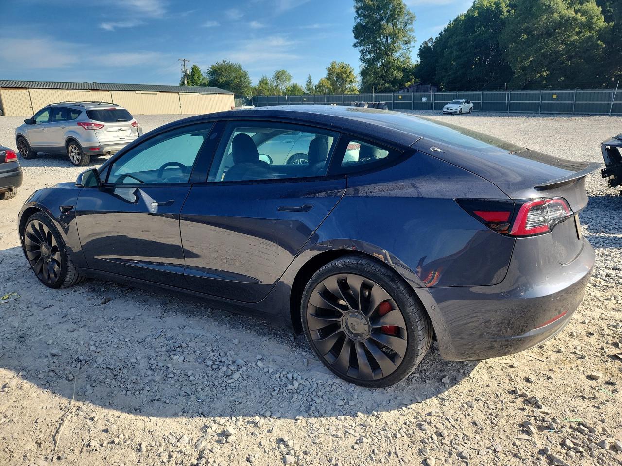 2022 Tesla Model 3 Charcoal vin: 5YJ3E1EC3NF181434