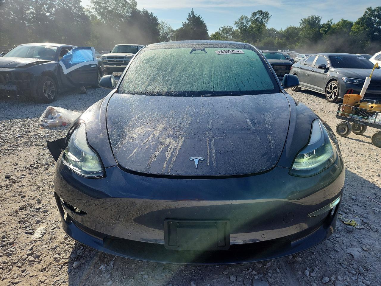 2022 Tesla Model 3 Charcoal vin: 5YJ3E1EC3NF181434