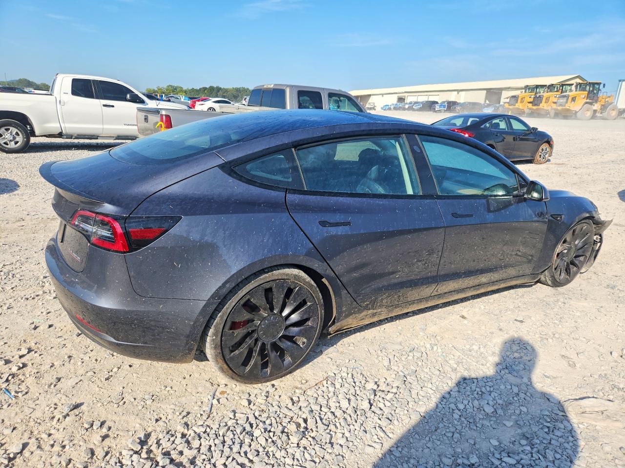 2022 Tesla Model 3 Charcoal vin: 5YJ3E1EC3NF181434