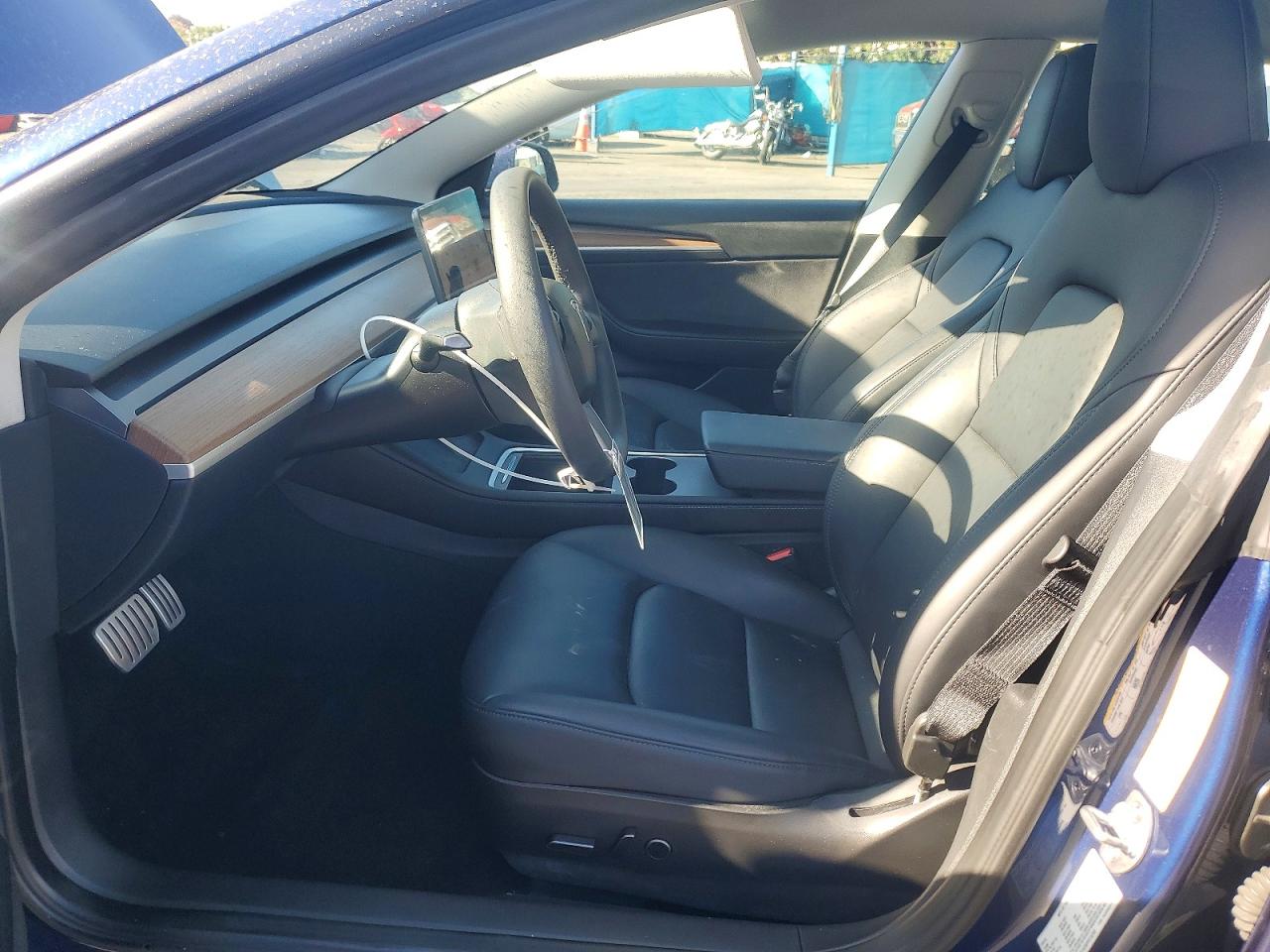 2023 Tesla Model 3 Синий vin: 5YJ3E1EC6PF515250
