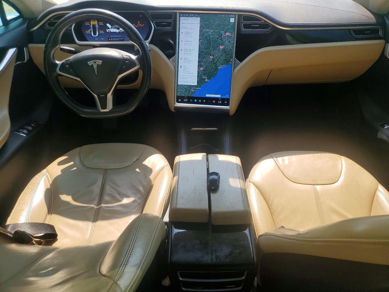 2013 Tesla Model S White vin: 5YJSA1AC0DFP10947
