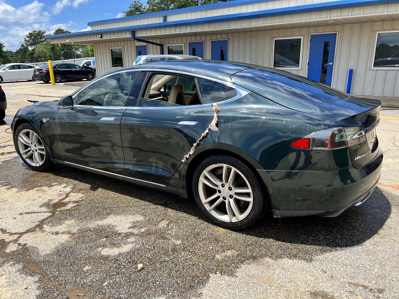 2013 Tesla Model S Gray vin: 5YJSA1AC1DFP10732