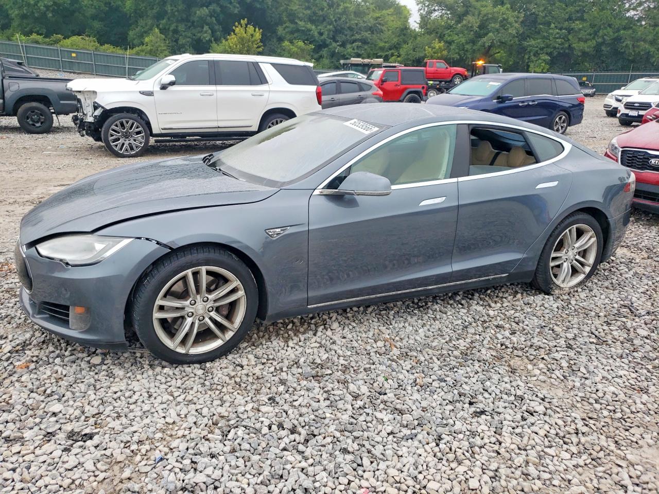 2013 Tesla Model S Gray vin: 5YJSA1AC2DFP10190