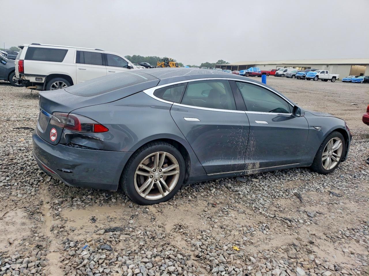 2013 Tesla Model S Gray vin: 5YJSA1AC2DFP10190