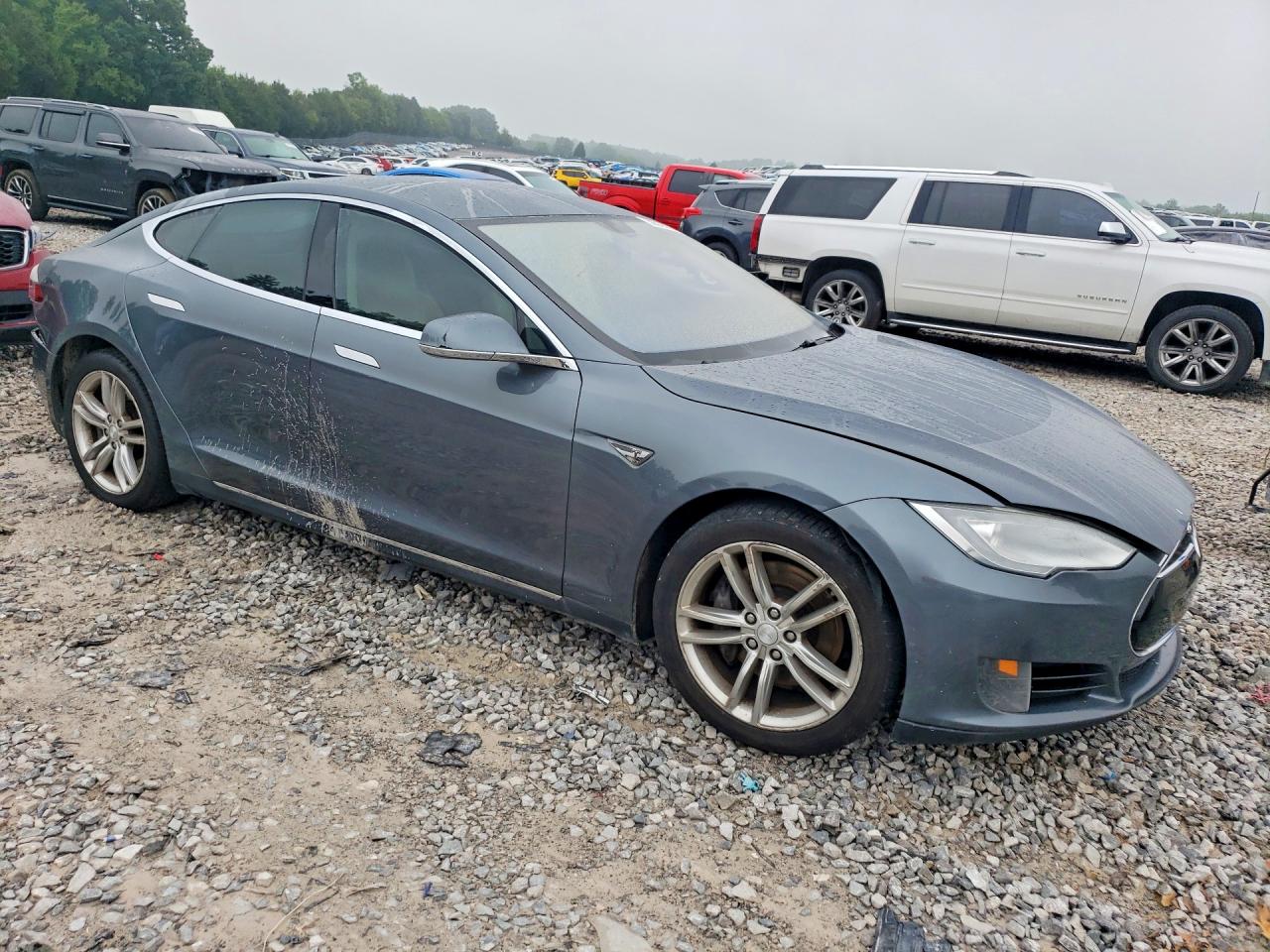 2013 Tesla Model S Gray vin: 5YJSA1AC2DFP10190