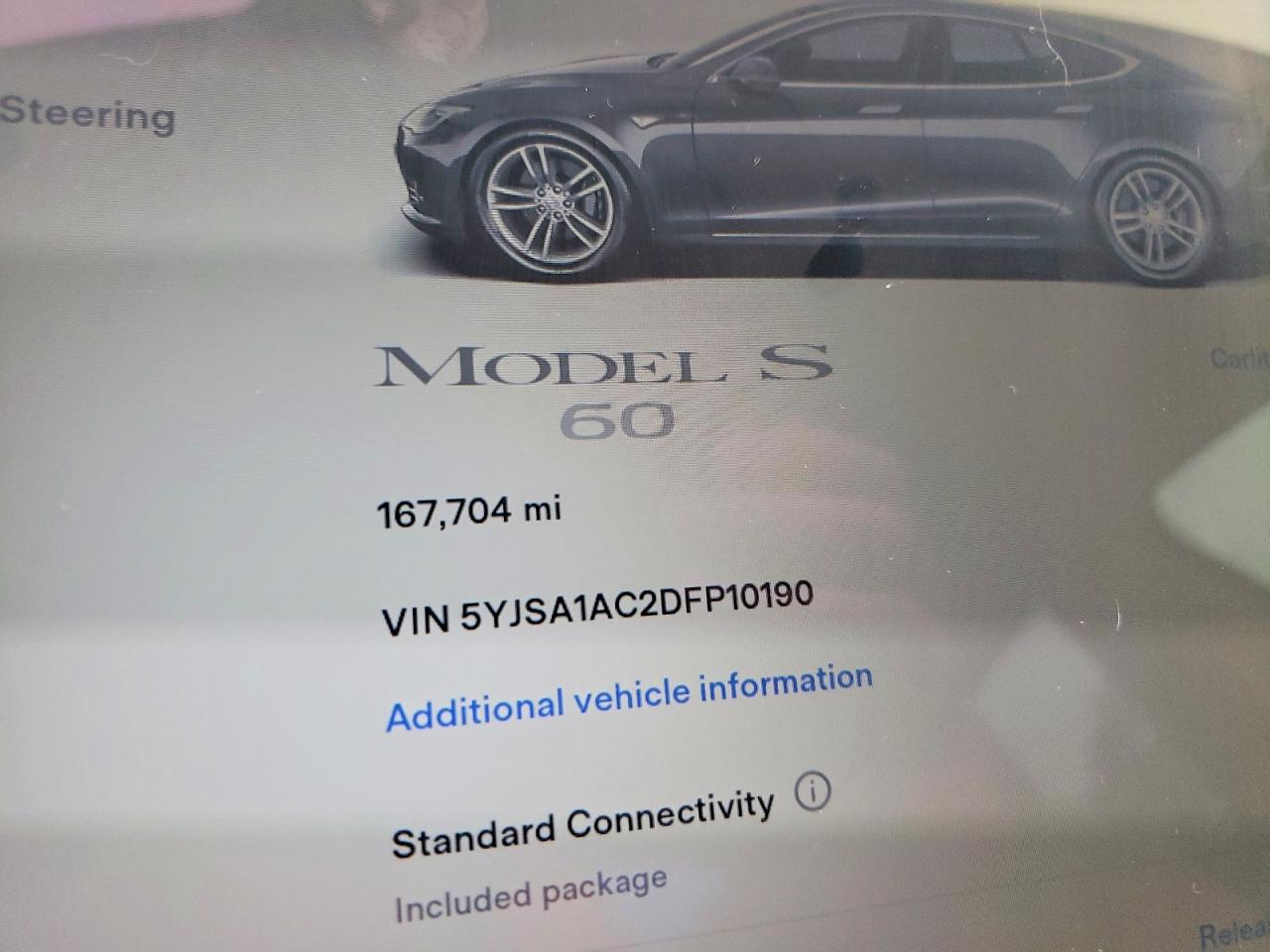 2013 Tesla Model S Gray vin: 5YJSA1AC2DFP10190