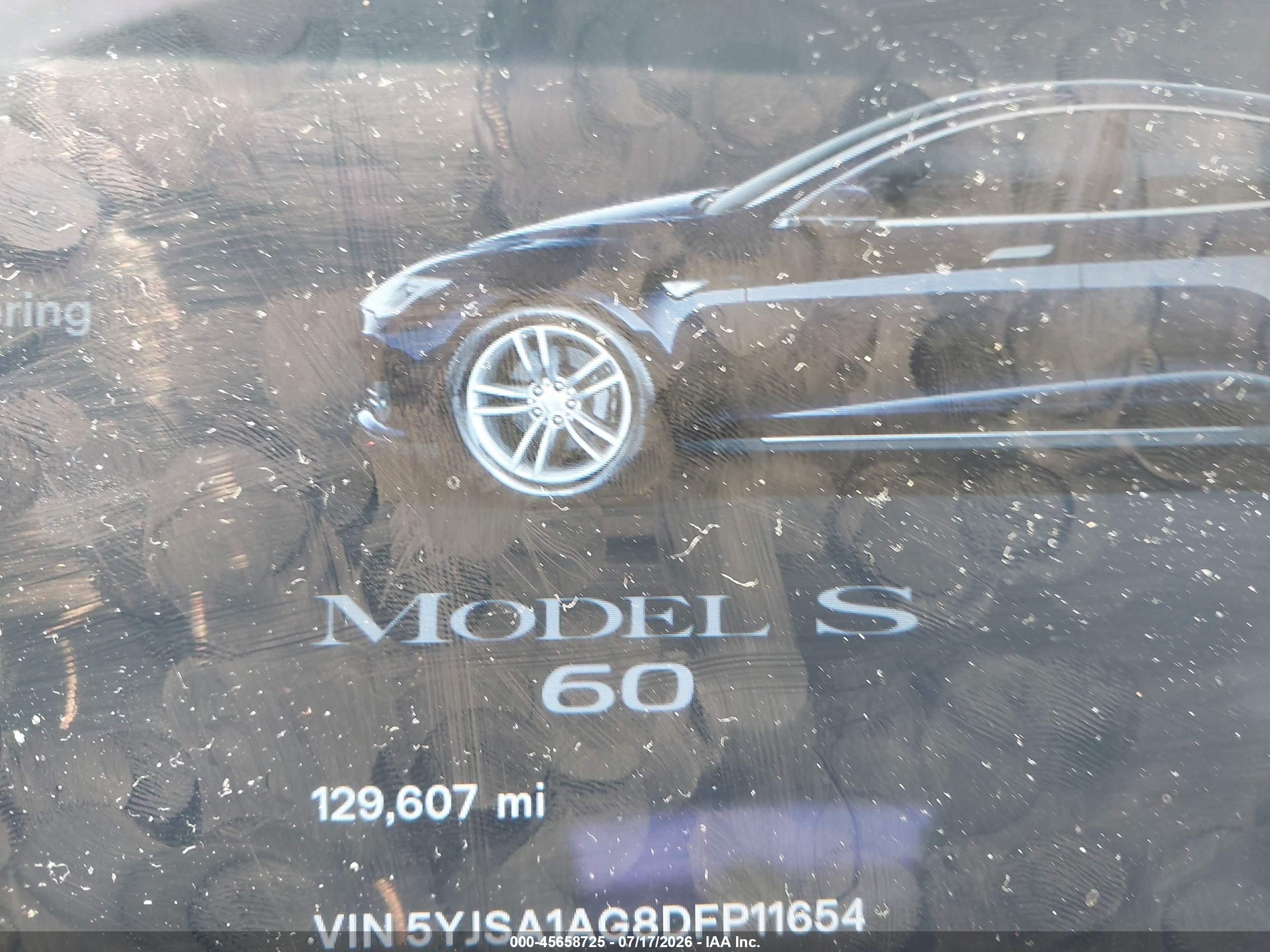 2013 Tesla Model S Navy vin: 5YJSA1AG8DFP11654