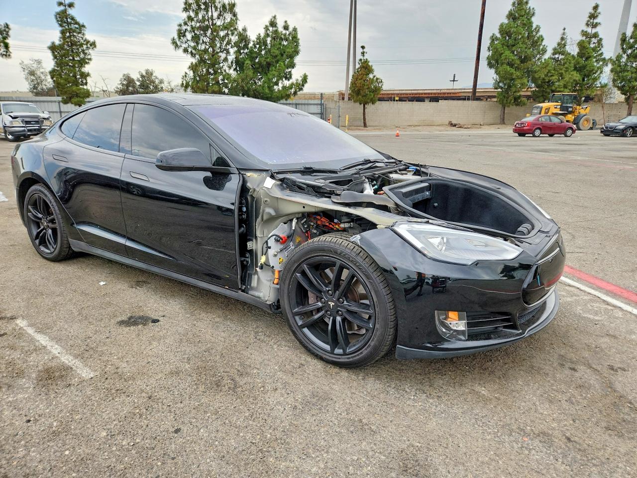 2013 Tesla Model S Black vin: 5YJSA1CG1DFP19589