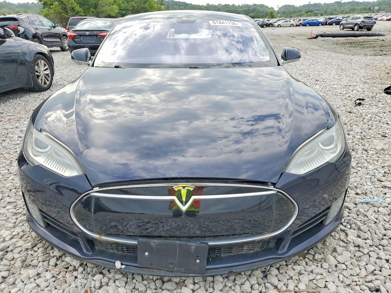 2013 Tesla Model S Синий vin: 5YJSA1CG2DFP03773