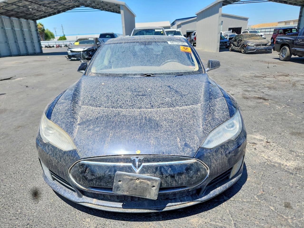 2013 Tesla Model S Blue vin: 5YJSA1CG2DFP04938
