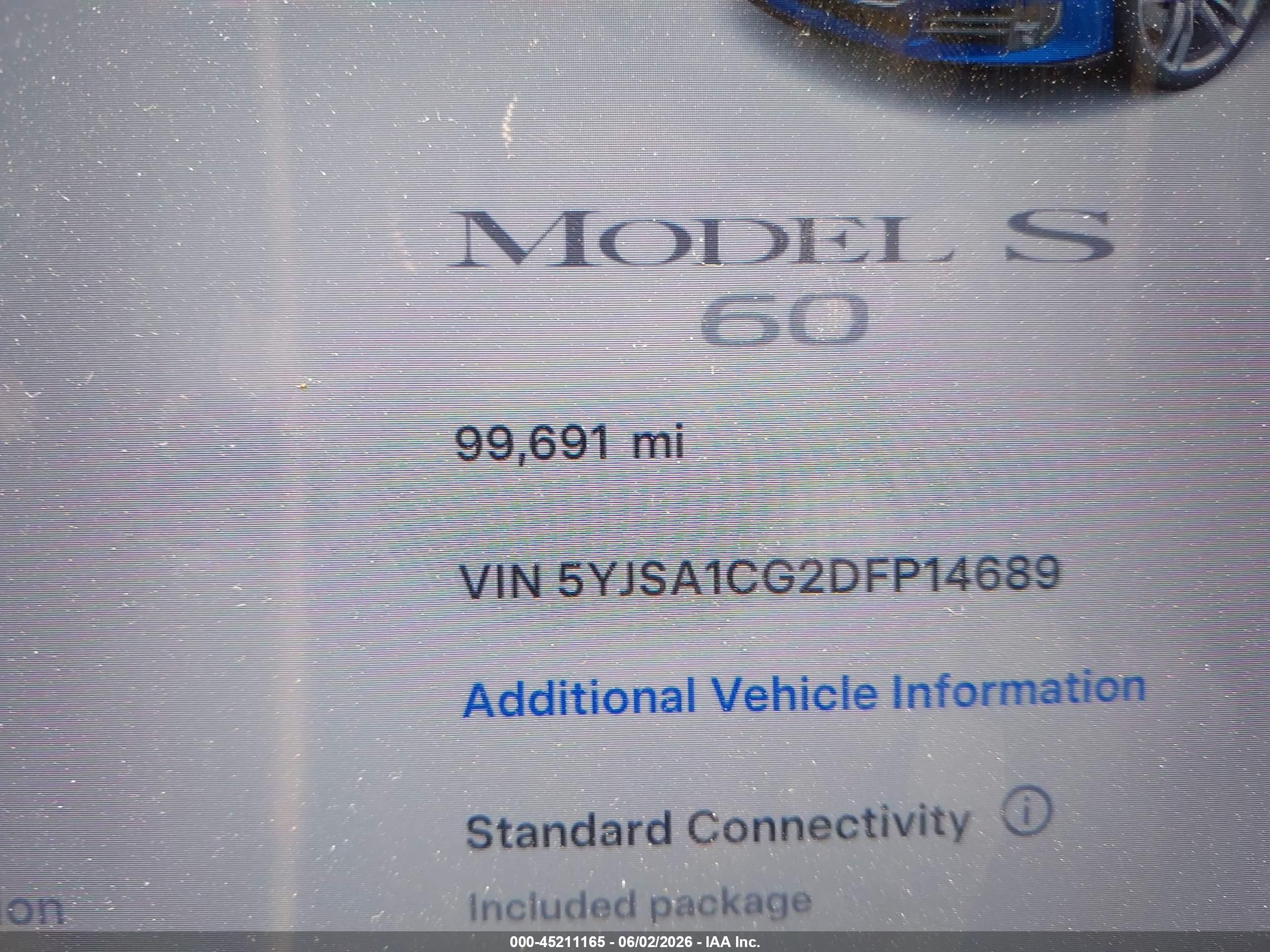 2013 Tesla Model S   Dark Blue vin: 5YJSA1CG2DFP14689