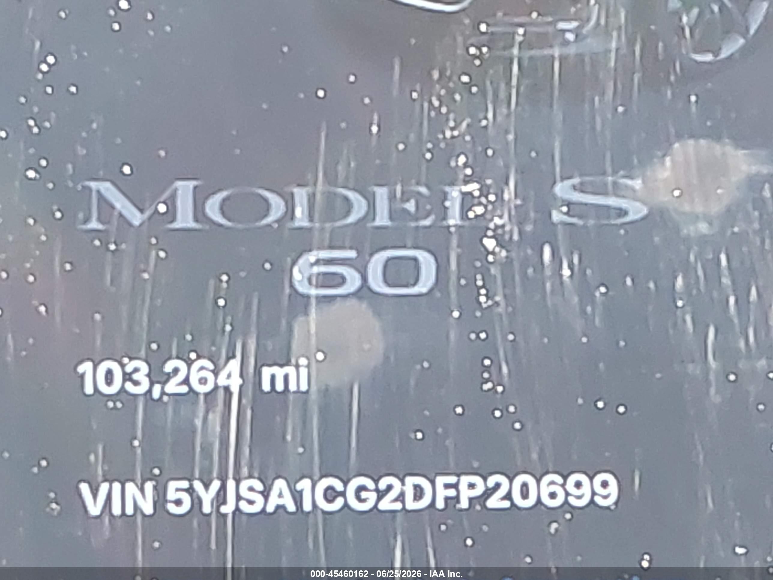 2013 Tesla Model S   Black vin: 5YJSA1CG2DFP20699