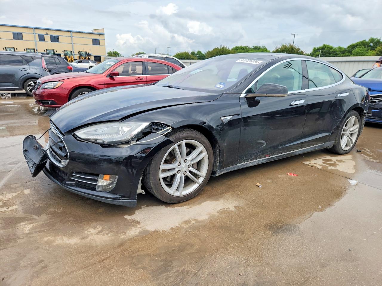 2013 Tesla Model S Black vin: 5YJSA1CG2DFP28026