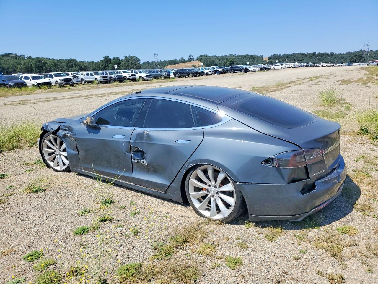 2013 Tesla Model S Gray vin: 5YJSA1CG3DFP03930