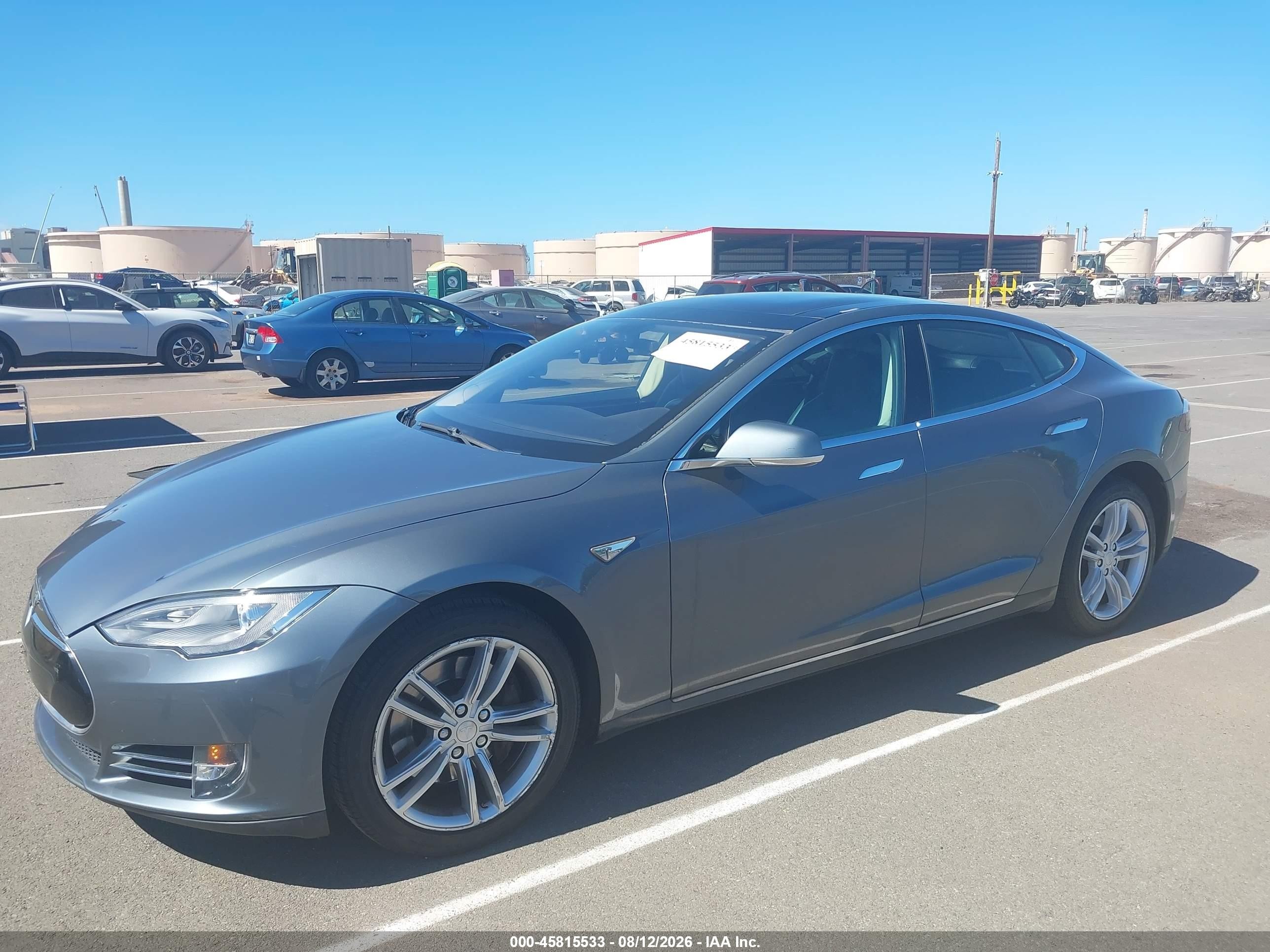 2013 Tesla Model S Gray vin: 5YJSA1CG4DFP03659