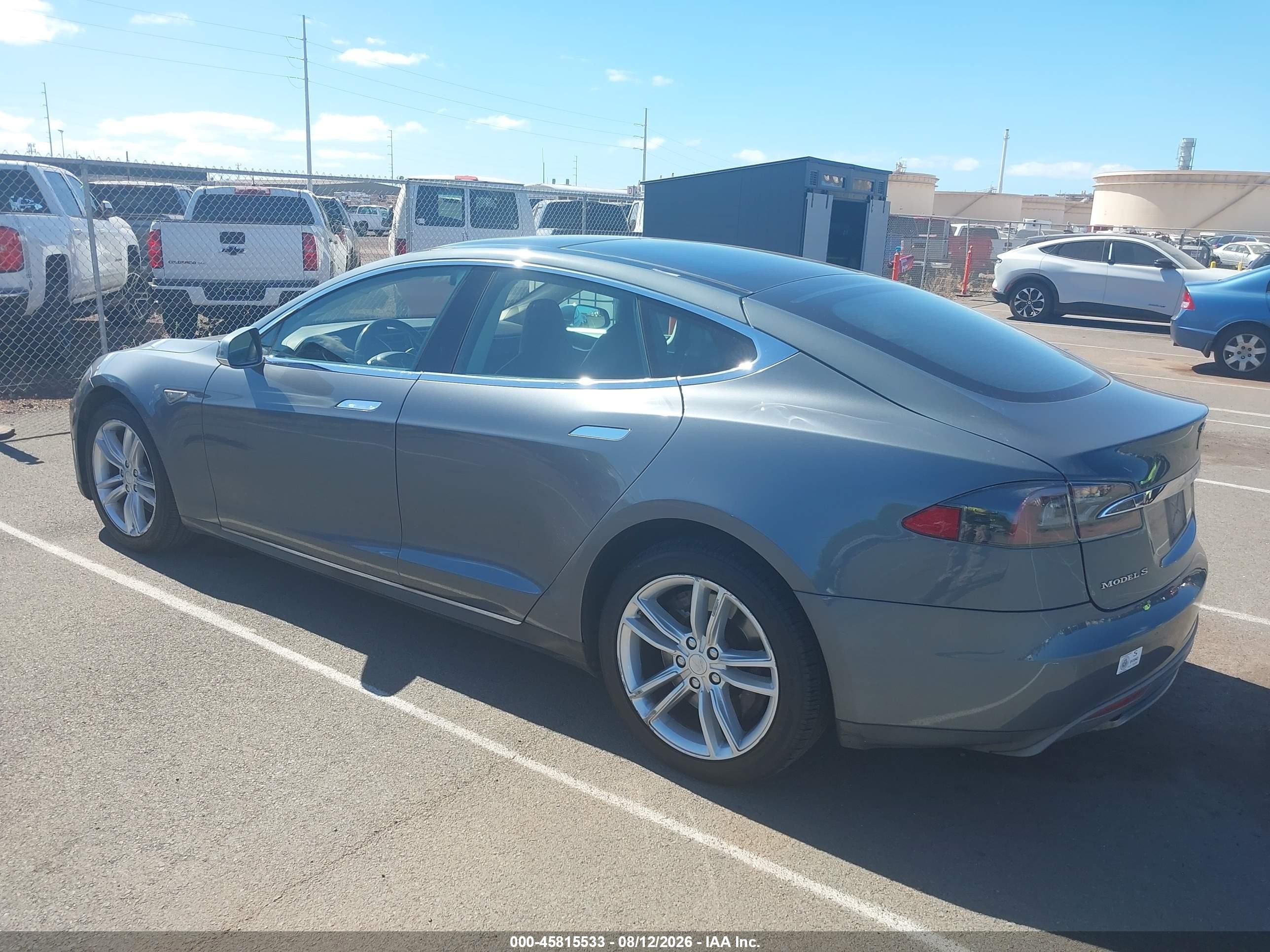2013 Tesla Model S Gray vin: 5YJSA1CG4DFP03659