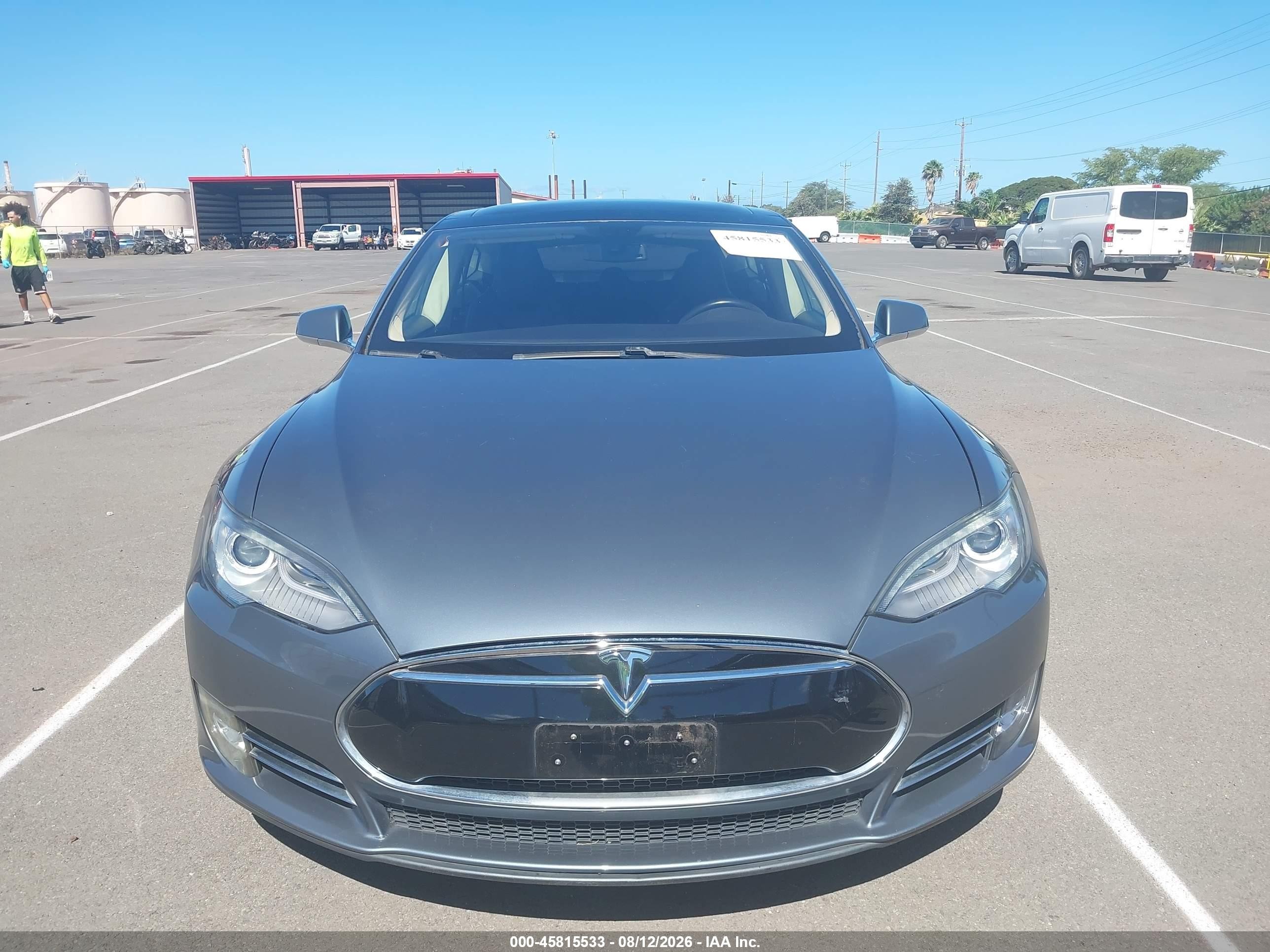 2013 Tesla Model S Gray vin: 5YJSA1CG4DFP03659