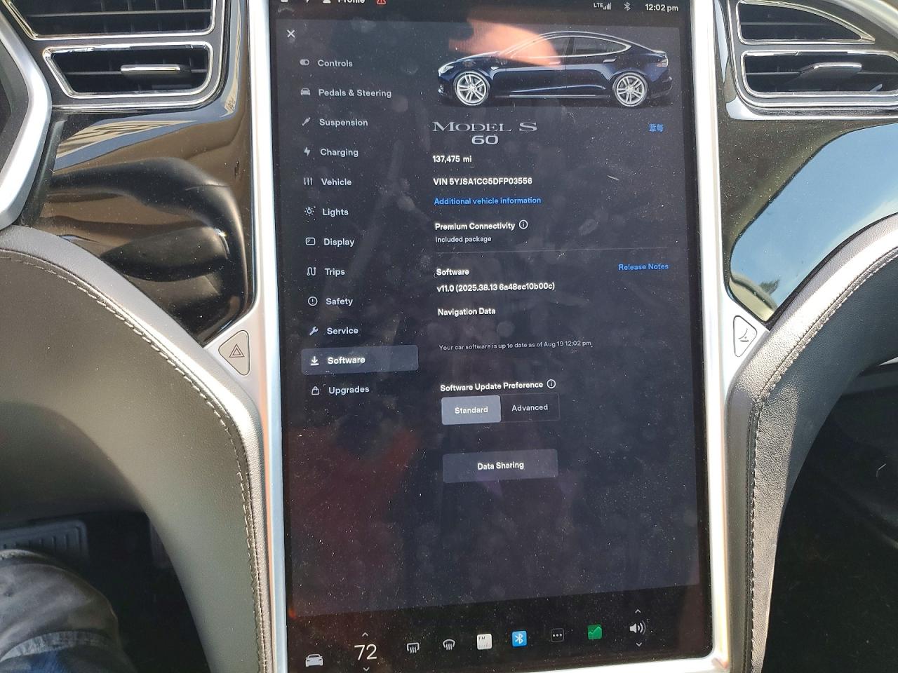 2013 Tesla Model S Blue vin: 5YJSA1CG5DFP03556