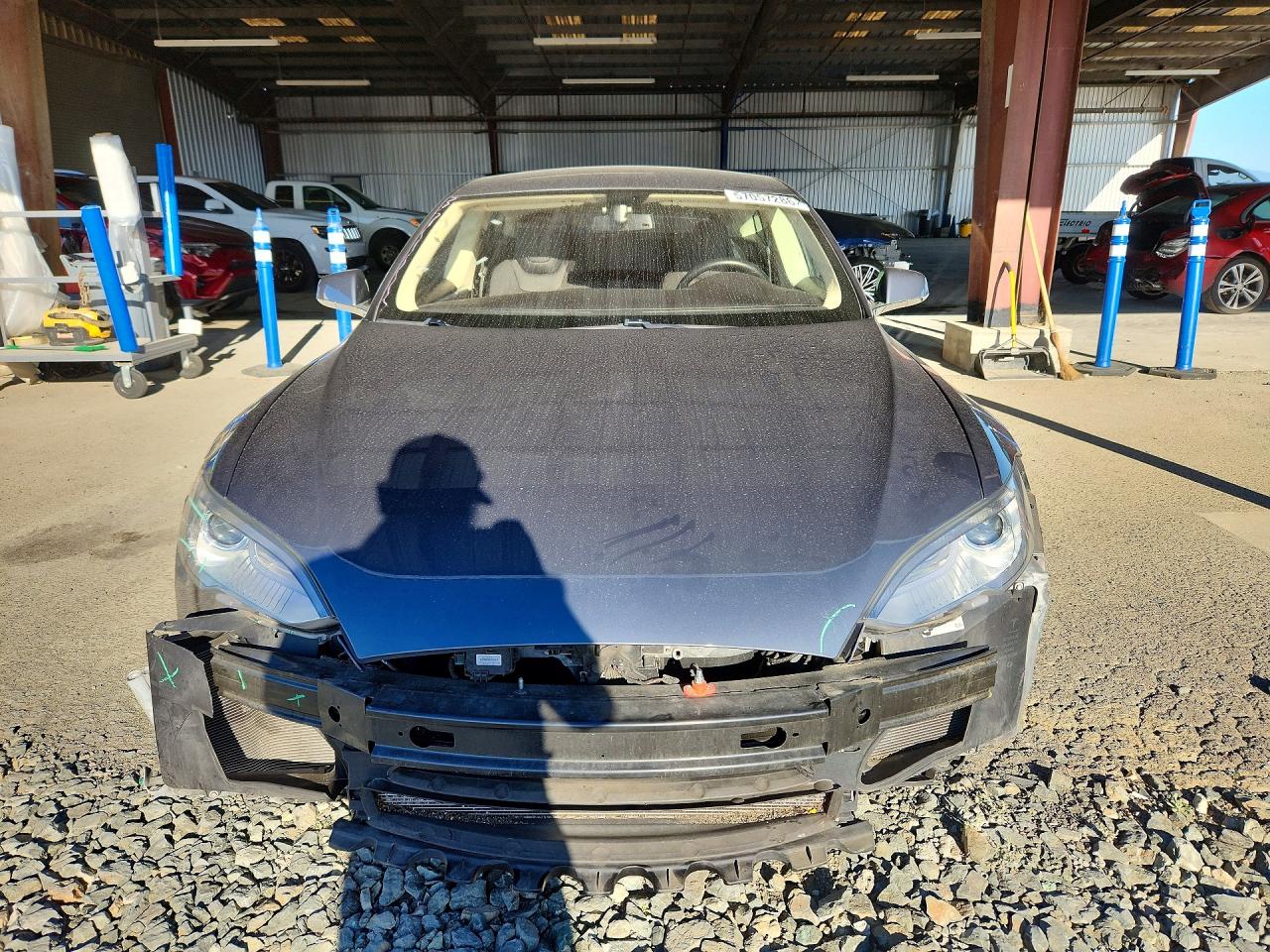 2013 Tesla Model S Gray vin: 5YJSA1CG6DFP17255