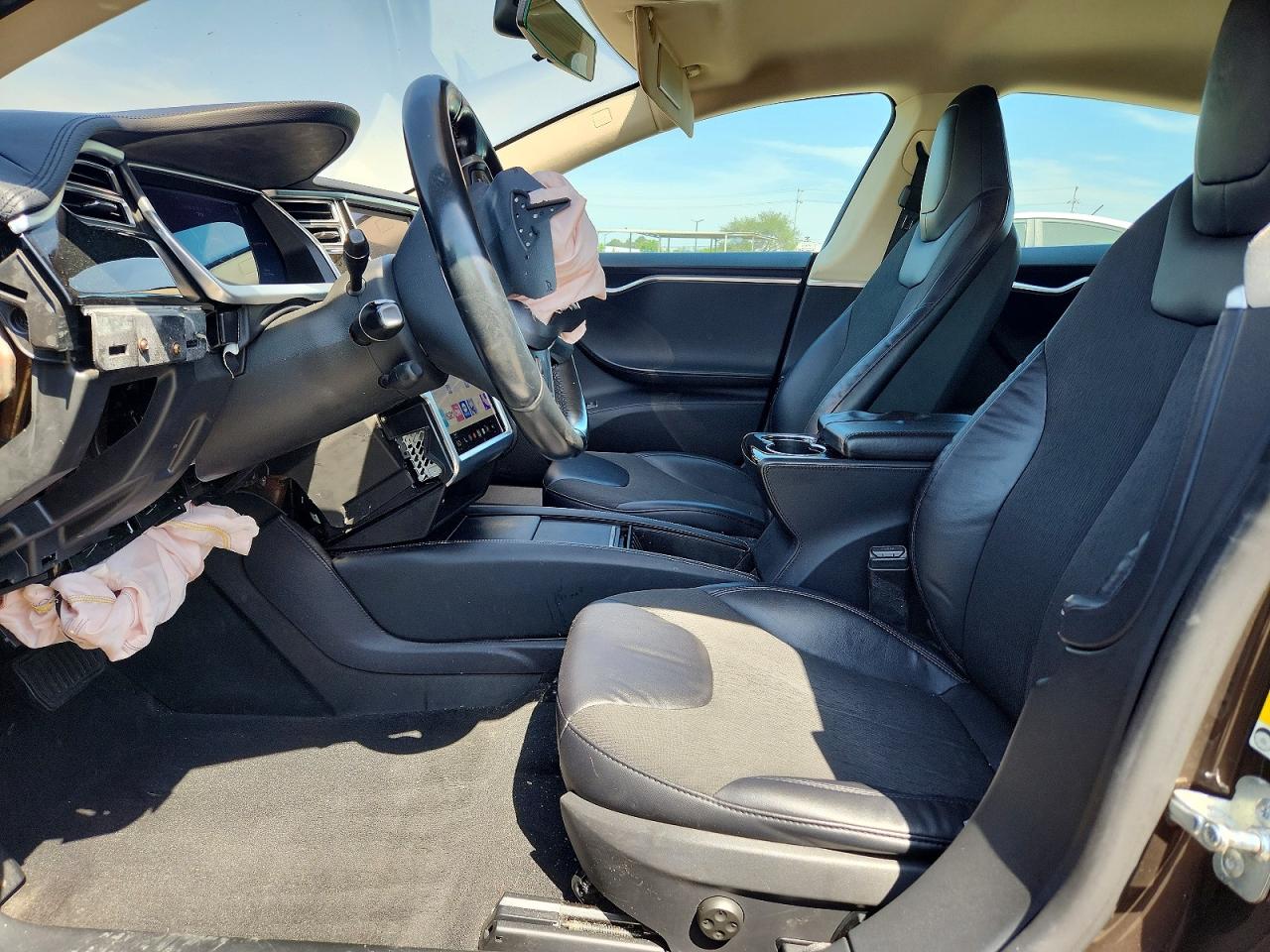 2013 Tesla Model S Brown vin: 5YJSA1CG7DFP19578