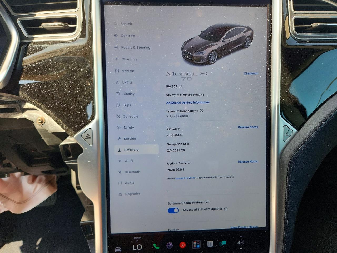 2013 Tesla Model S Brown vin: 5YJSA1CG7DFP19578